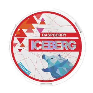 Raspberry Light Nicotine Pouches by Ice Berg 20mg/g